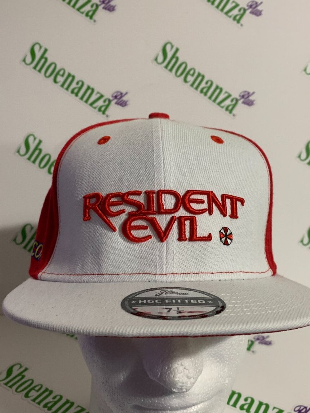 Headgear Classics Hat Fitted Resident Evil Capcom Umbrella Corporation Cap 7 1/2